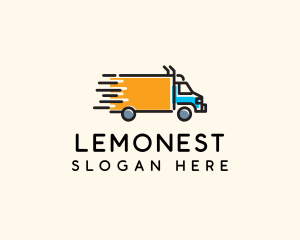 Transportation Service - Delivery Truck Logistics logo design