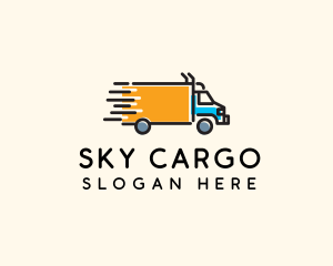 Delivery Truck Logistics logo design