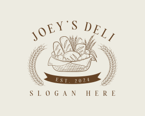 Wheat Bread Bakery Deli logo design