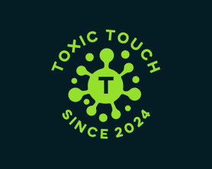 Toxic - Corona Virus Bacteria logo design