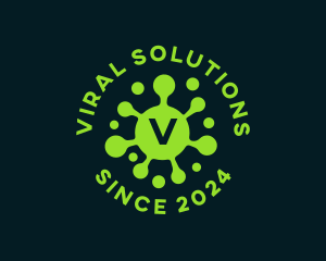 Virus - Corona Virus Bacteria logo design