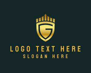 Letter G - Luxury Fashion Crown Shield logo design