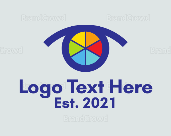 Multicolor Contact Lens Logo