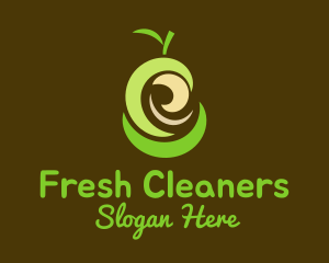 Fresh Organic Pear  logo design