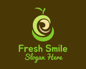 Fresh Organic Pear  logo design