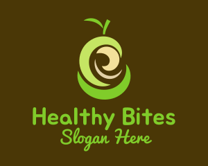 Fresh Organic Pear  logo design