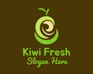 Fresh Organic Pear  logo design