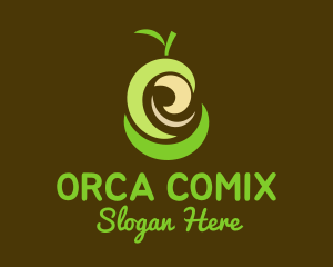 Fresh - Fresh Organic Pear logo design
