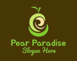 Pear - Fresh Organic Pear logo design