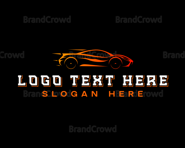 Fast Car Automobile Logo