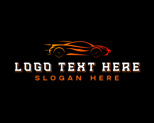 Tire Store - Fast Modern Automobile logo design