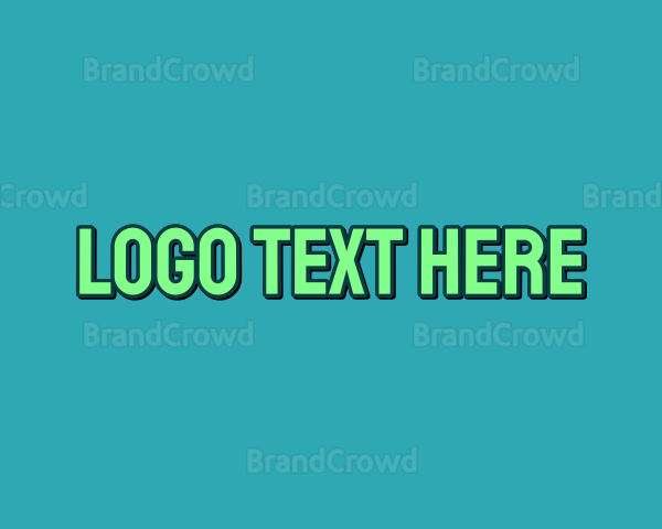 Green Tall Wordmark Logo