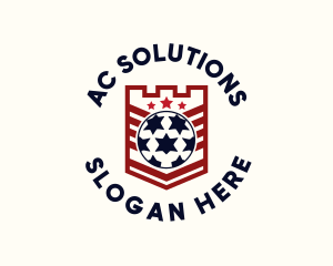 Soccer Ball League logo design