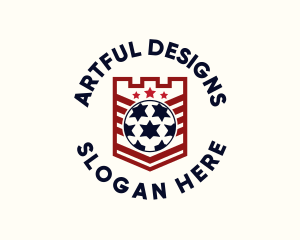 Soccer Ball League logo design