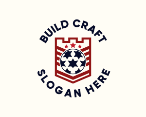 Soccer Ball League logo design