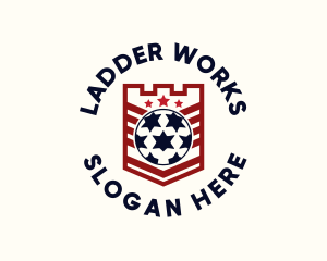 Soccer Ball League logo design