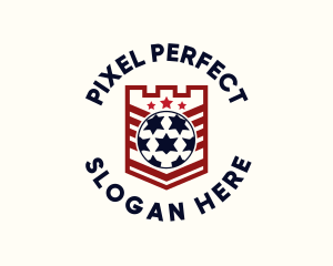 Soccer Ball League logo design