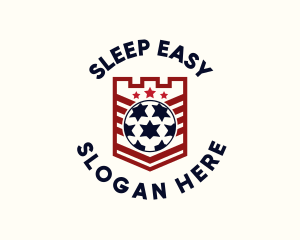 Soccer Ball League logo design