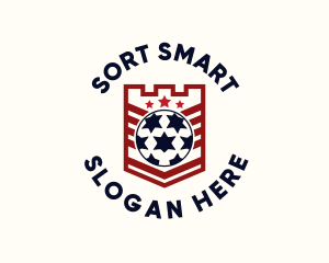 Soccer Ball League logo design