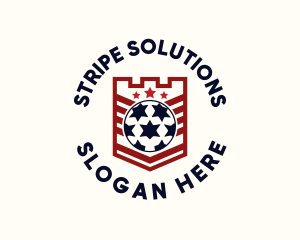 Soccer Ball League logo design