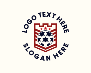Soccer - Soccer Ball League logo design