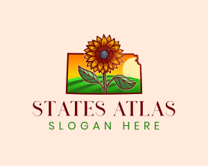 Sunflower Farm Kansas logo design