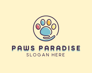 Paw Pet Adoption logo design