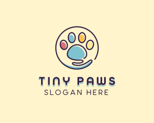 Paw Pet Adoption logo design