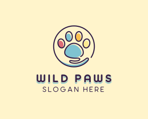 Paw Pet Adoption logo design