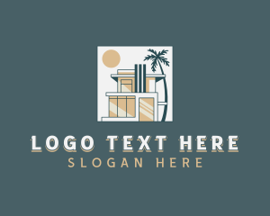 Broker - Contemporary Property Realtor logo design