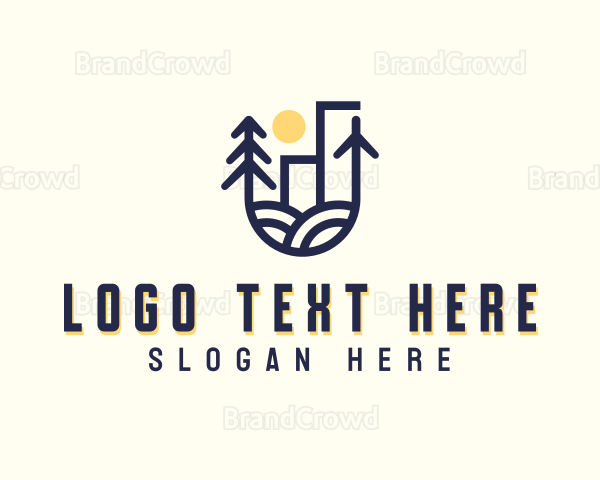 Holiday Travel Destination Logo