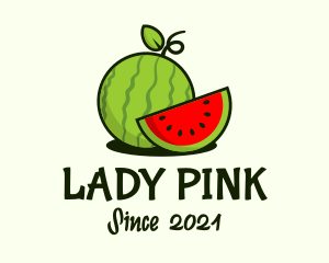 Juice Stand - Watermelon Fruit Slice logo design