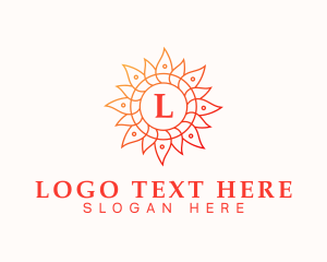 Florist - Business Mandala Sun logo design