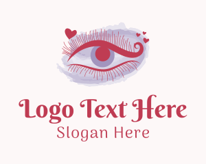 Eyelash Extension - Beauty Eye Vision logo design