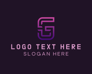 Coding - Gradient Digital Technology logo design