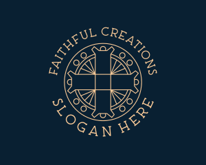 Faith - Cross Faith Christianity logo design