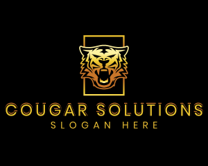 Premium Wild Tiger logo design