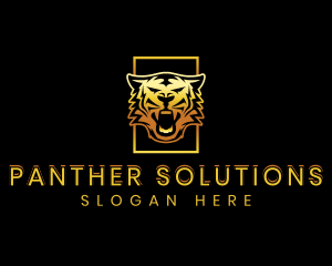 Premium Wild Tiger logo design