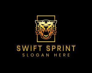 Premium Wild Tiger logo design