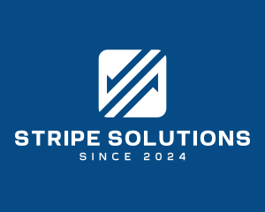 Arrow Flag Stripes logo design