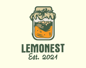 Homemade - Fermented Lemon Kombucha logo design