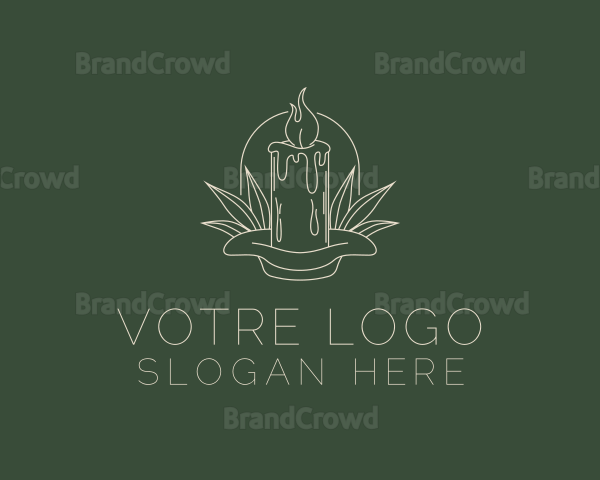 Organic Scented Candle Logo