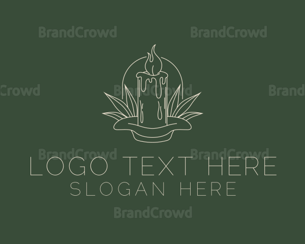 Organic Scented Candle Logo