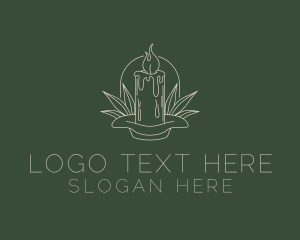 Decoration - Organic Scented Candle logo design