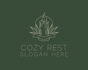 Organic Scented Candle  logo design