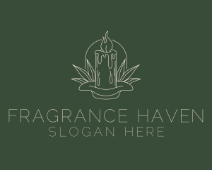 Scent - Organic Scented Candle logo design