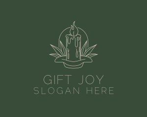 Organic Scented Candle  logo design