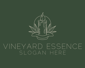 Organic Scented Candle  logo design