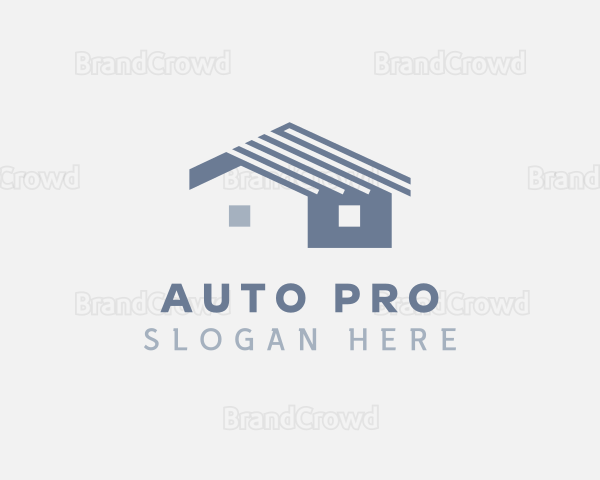 House Roof Renovation Logo
