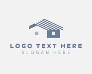 Town House - House Roof Renovation logo design